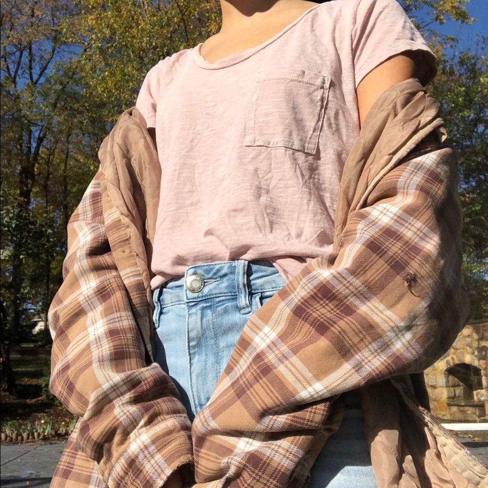 Basic Lilac Shirt with Pocket